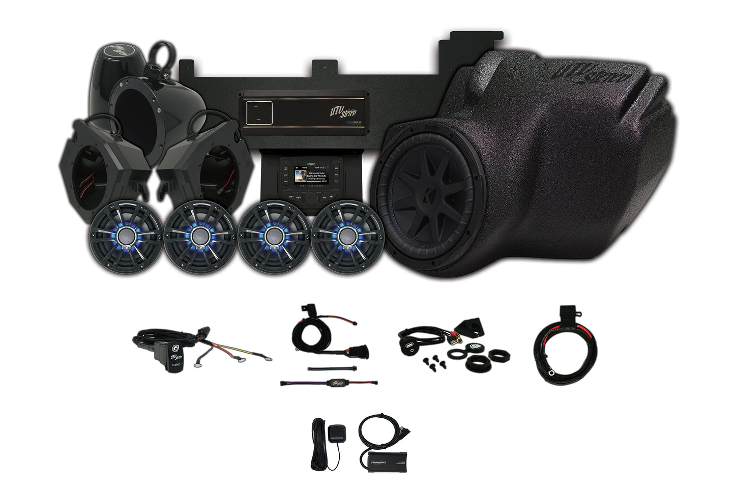 Polaris RZR UTV Stereo Stage 6 Stereo System