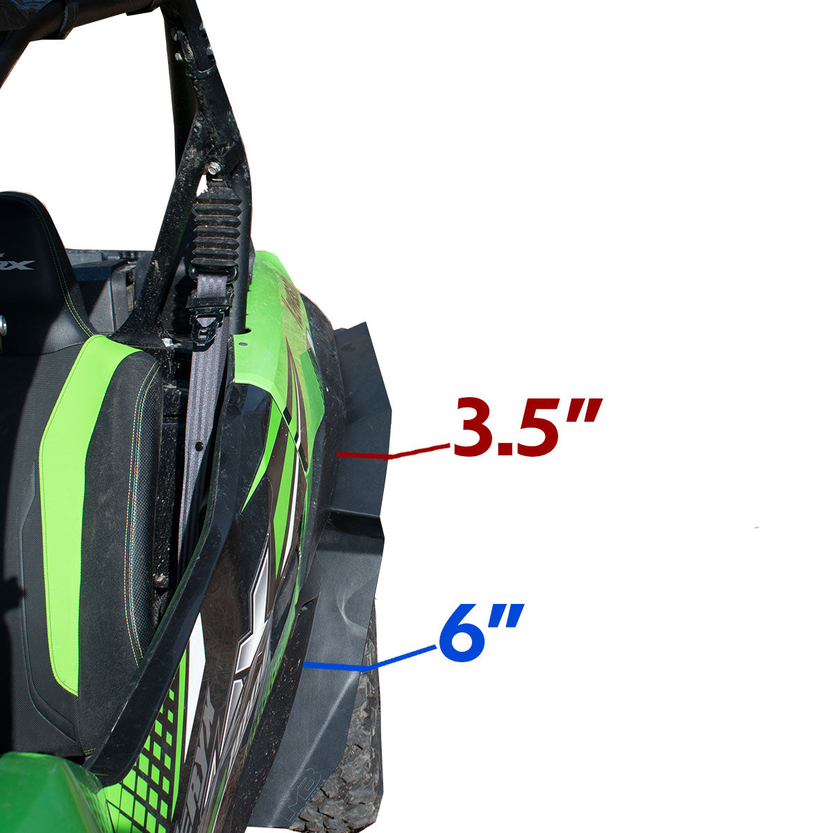 2020-2022 Kawasaki Teryx KRX 1000 Super Max Coverage Wide Fender Flares