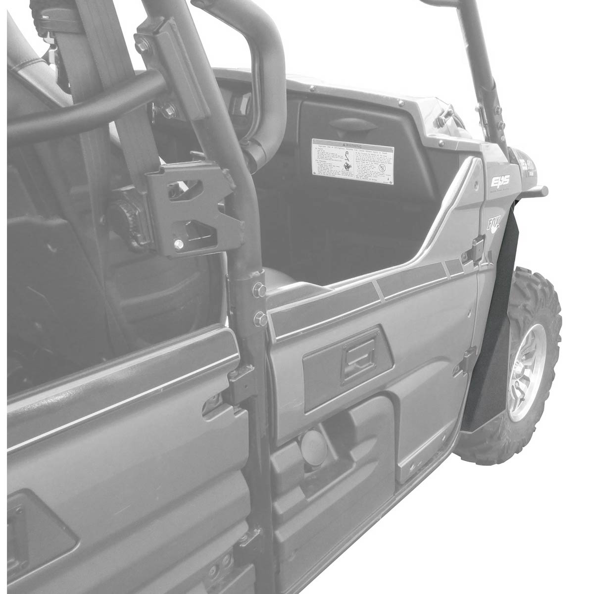 2012-2022 Kawasaki Teryx 4 Fender Flares (4 Seat)