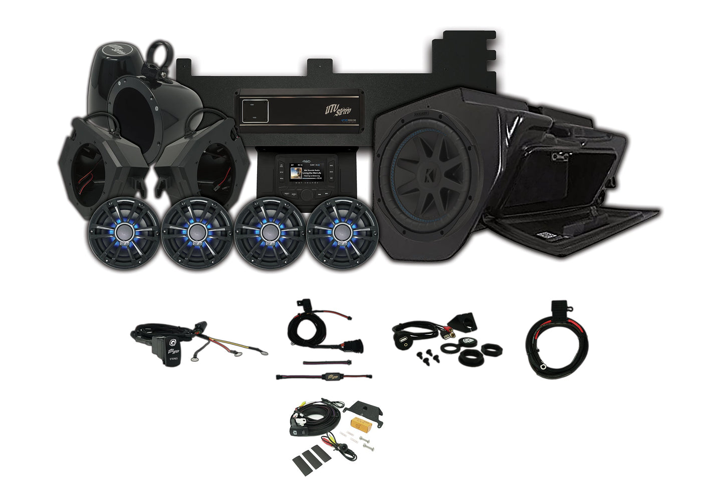 Polaris RZR UTV Stereo Stage 6 Stereo System