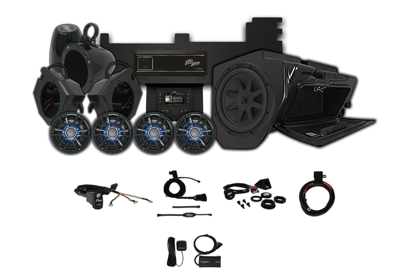 Polaris RZR UTV Stereo Stage 6 Stereo System