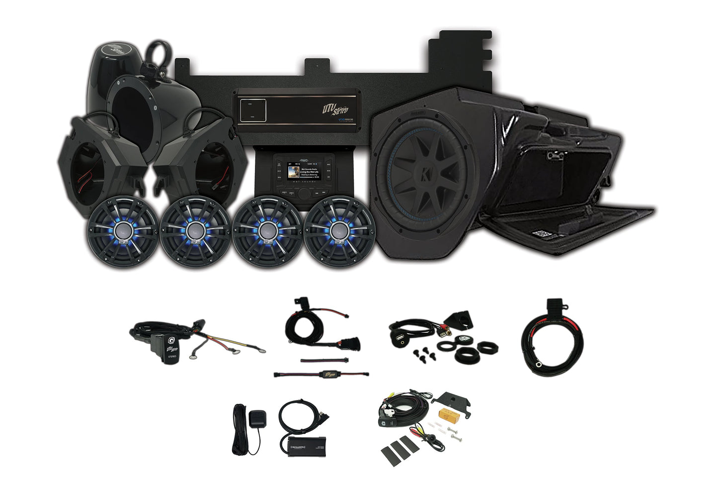 Polaris RZR UTV Stereo Stage 6 Stereo System