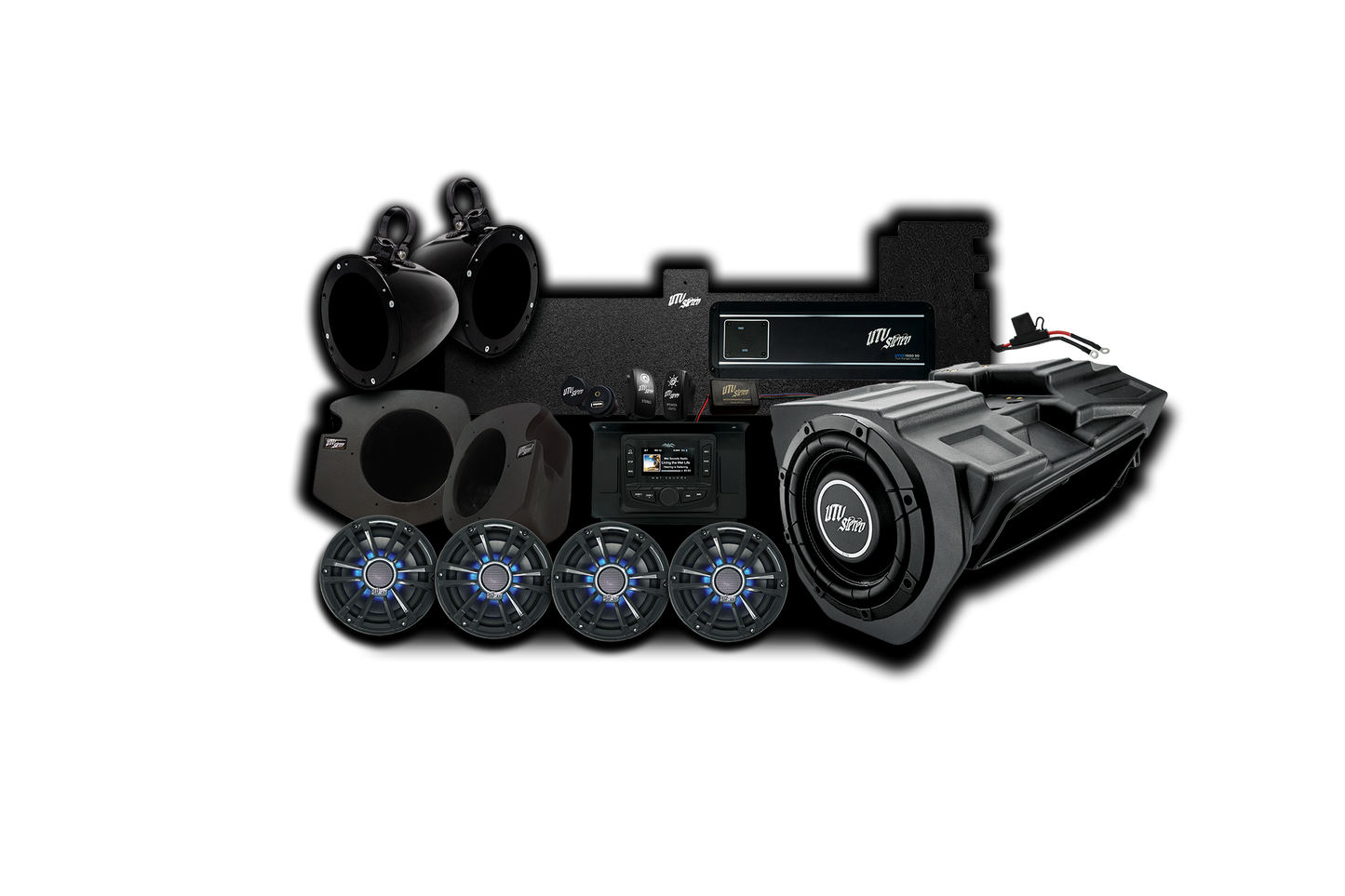 Polaris RZR UTV Stereo Stage 6 Stereo System