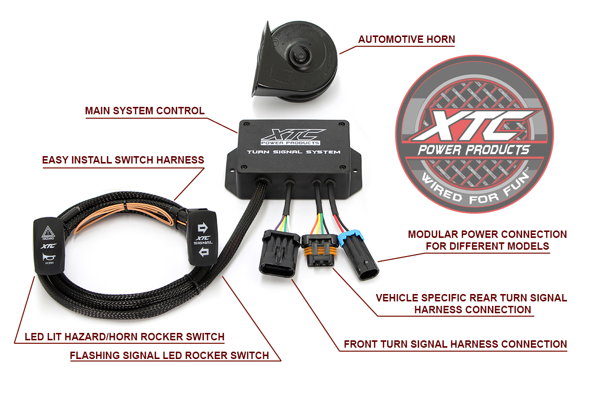 Universal Turn Signal System With Horn Uses OEM Lights