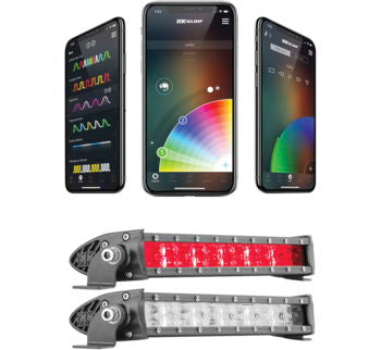 XK Glow 14 Inch XKChrom App Controlled RGBW LED Light Bar