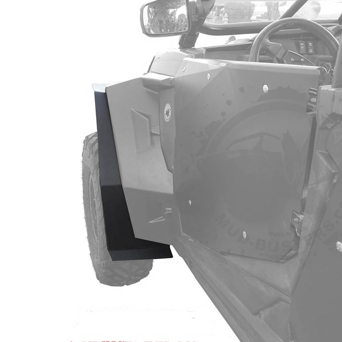 Polaris RZR XP-1000 OEM Full Coverage Fender Flare Extensions - Full Kit