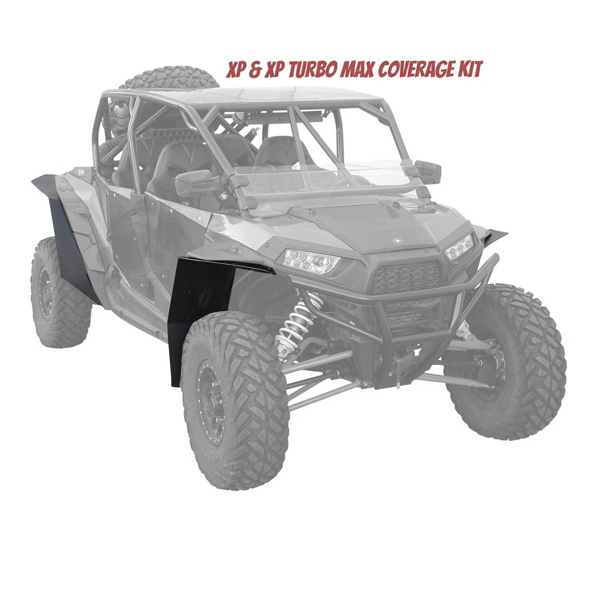 Polaris RZR XP-1000 OEM Full Coverage Fender Flare Extensions - Full Kit