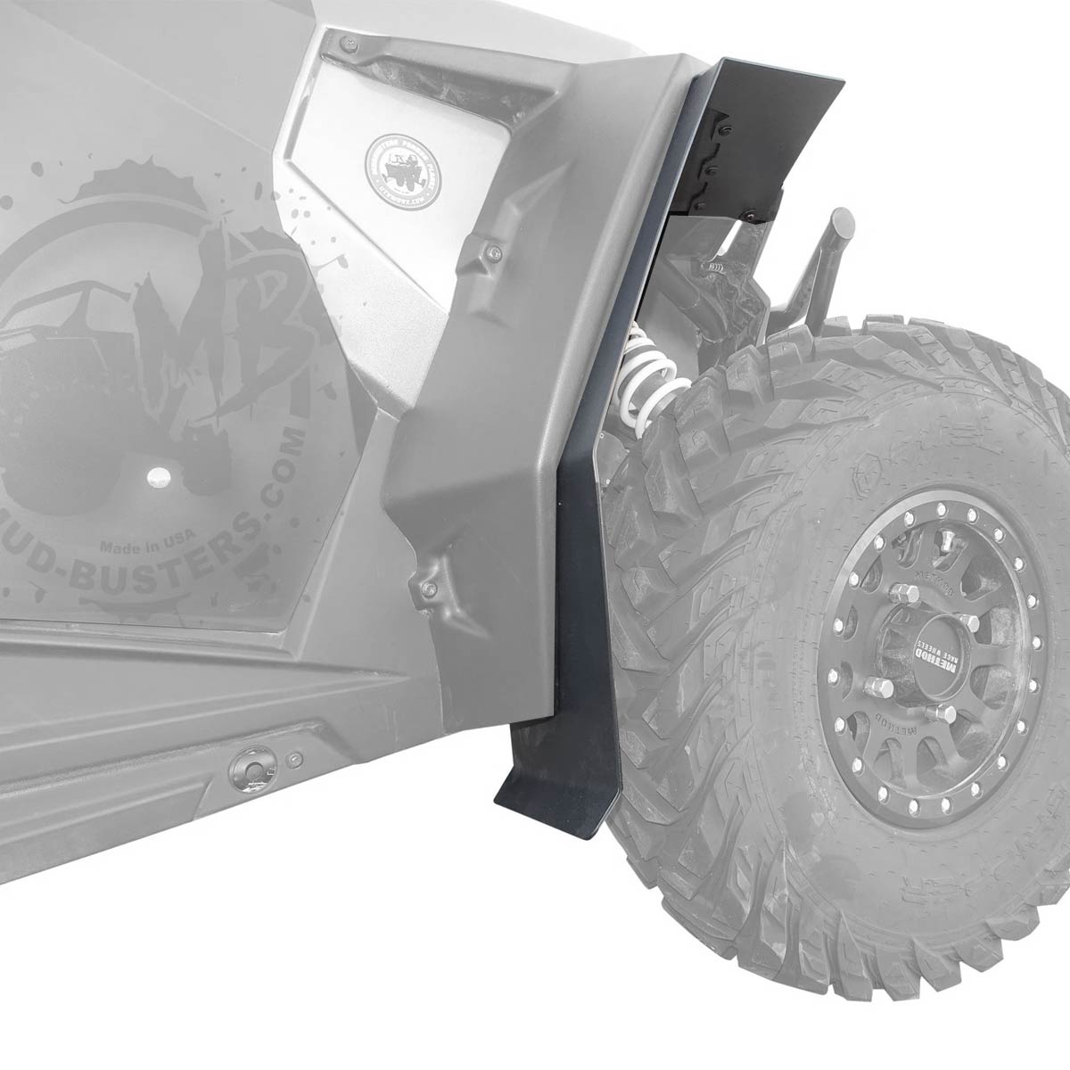 Polaris RZR XP-1000 OEM Full Coverage Fender Flare Extensions - Full Kit