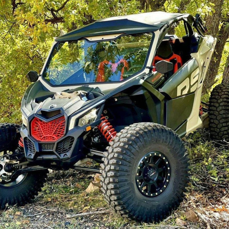 Can Am X3 Non-Vented Glass Front Windshield 2.0