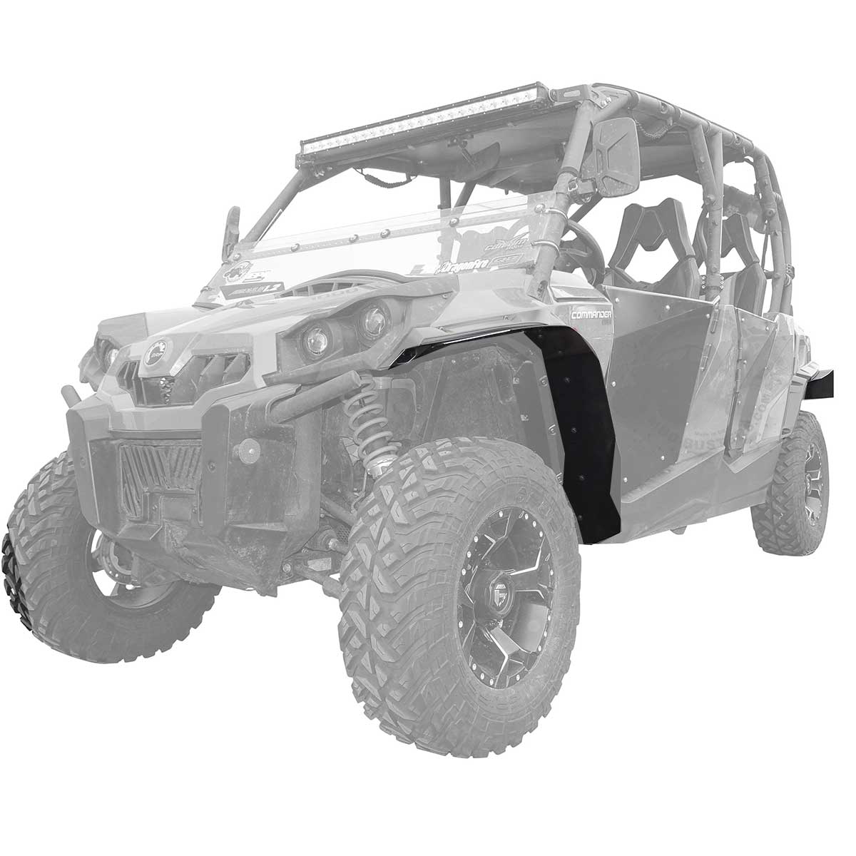 2011-2020 Can-Am Commander Fender Extensions (for XT fenders)