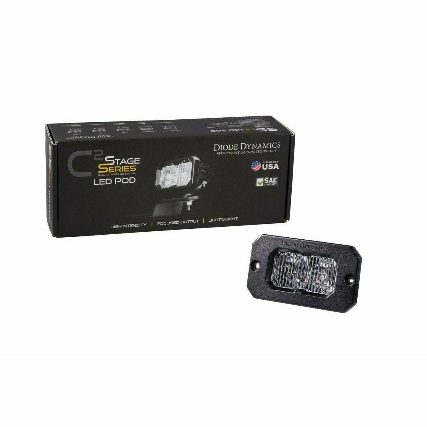 Stage Series 2" White Sport Flush Mount LED Pod