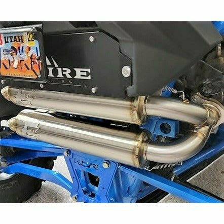 Polaris RZR Pro XP / Turbo R Stainless Series Dual Slip On Exhaust