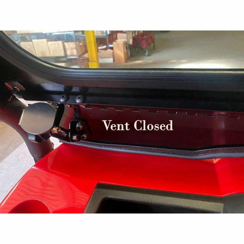 Kawasaki Mule PRO-MX Vented Glass Front Windshield