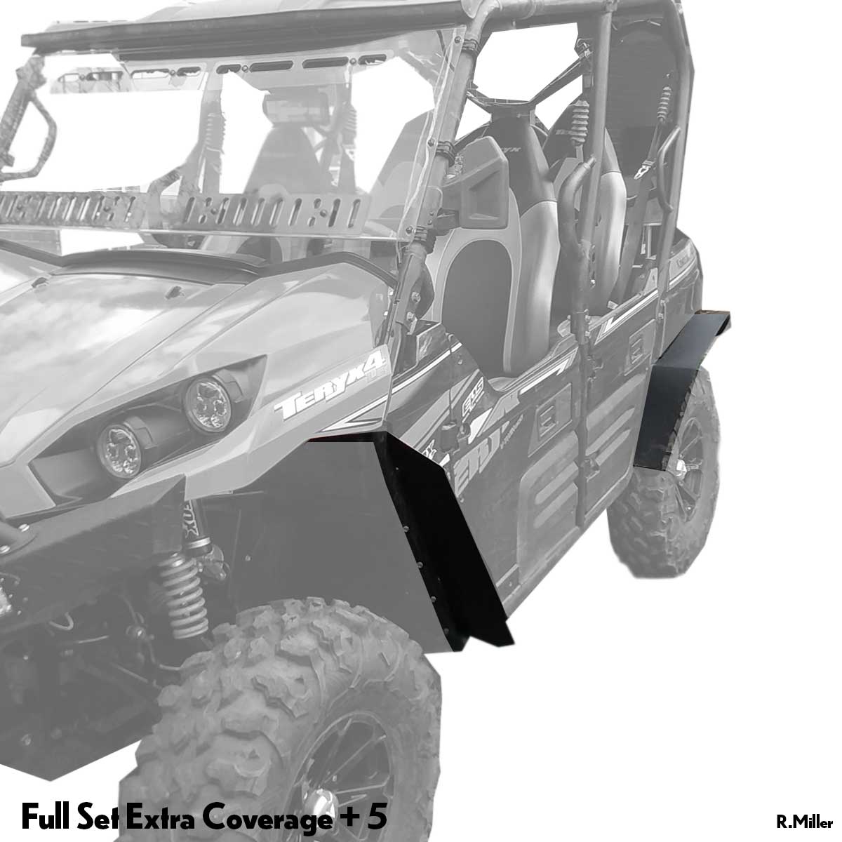 2012-2022 Kawasaki Teryx 4 Fender Flares (4 Seat)