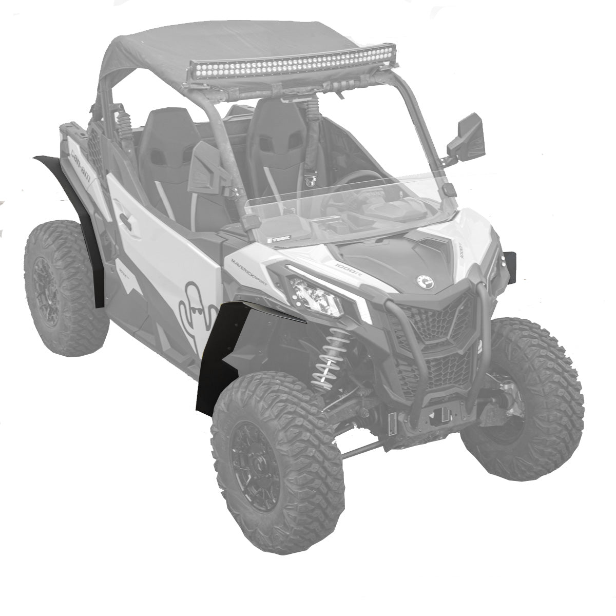 2018-2022 Can-Am Maverick Trail Mud-Lite Coverage Fender Flares