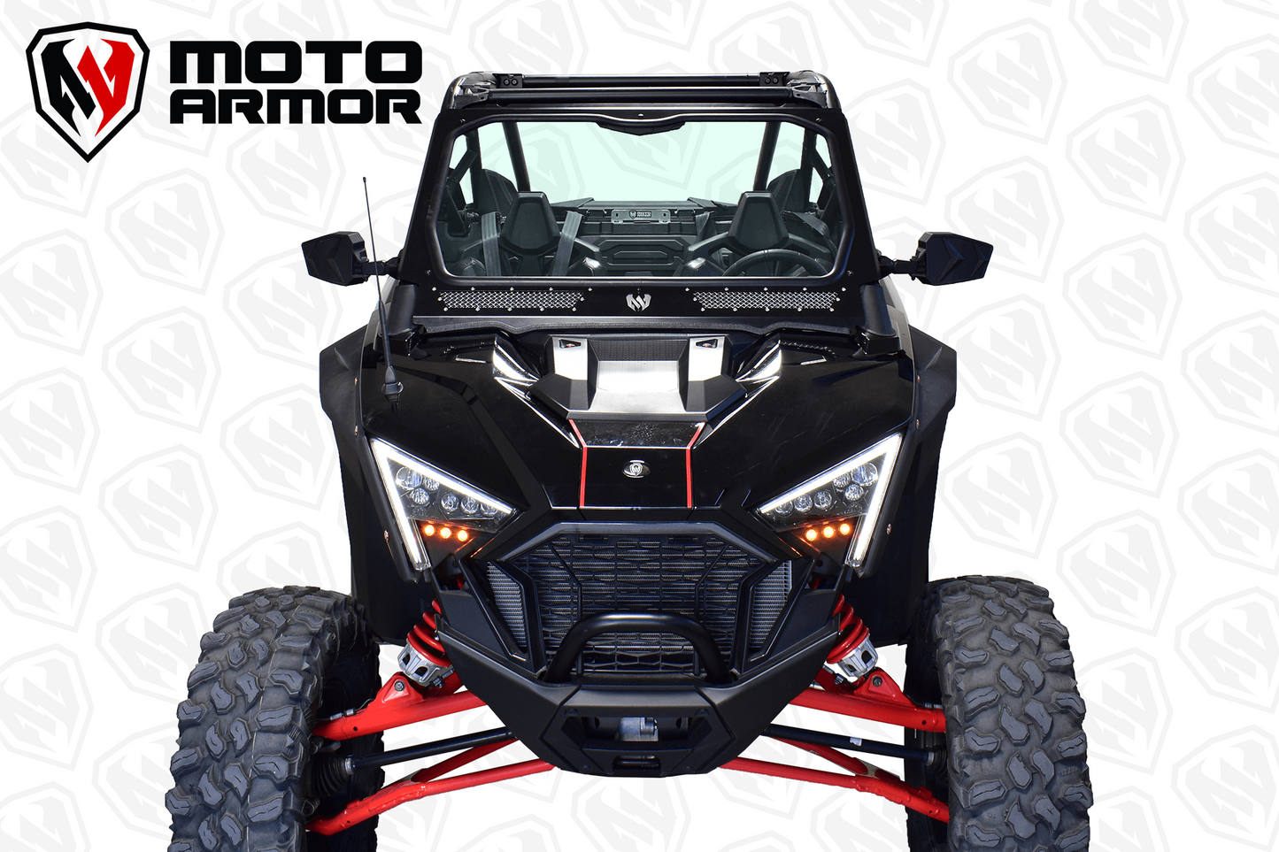 Full Glass Windshield for Polaris RZR PRO XP/RZR TURBO R (Two Vent Model)