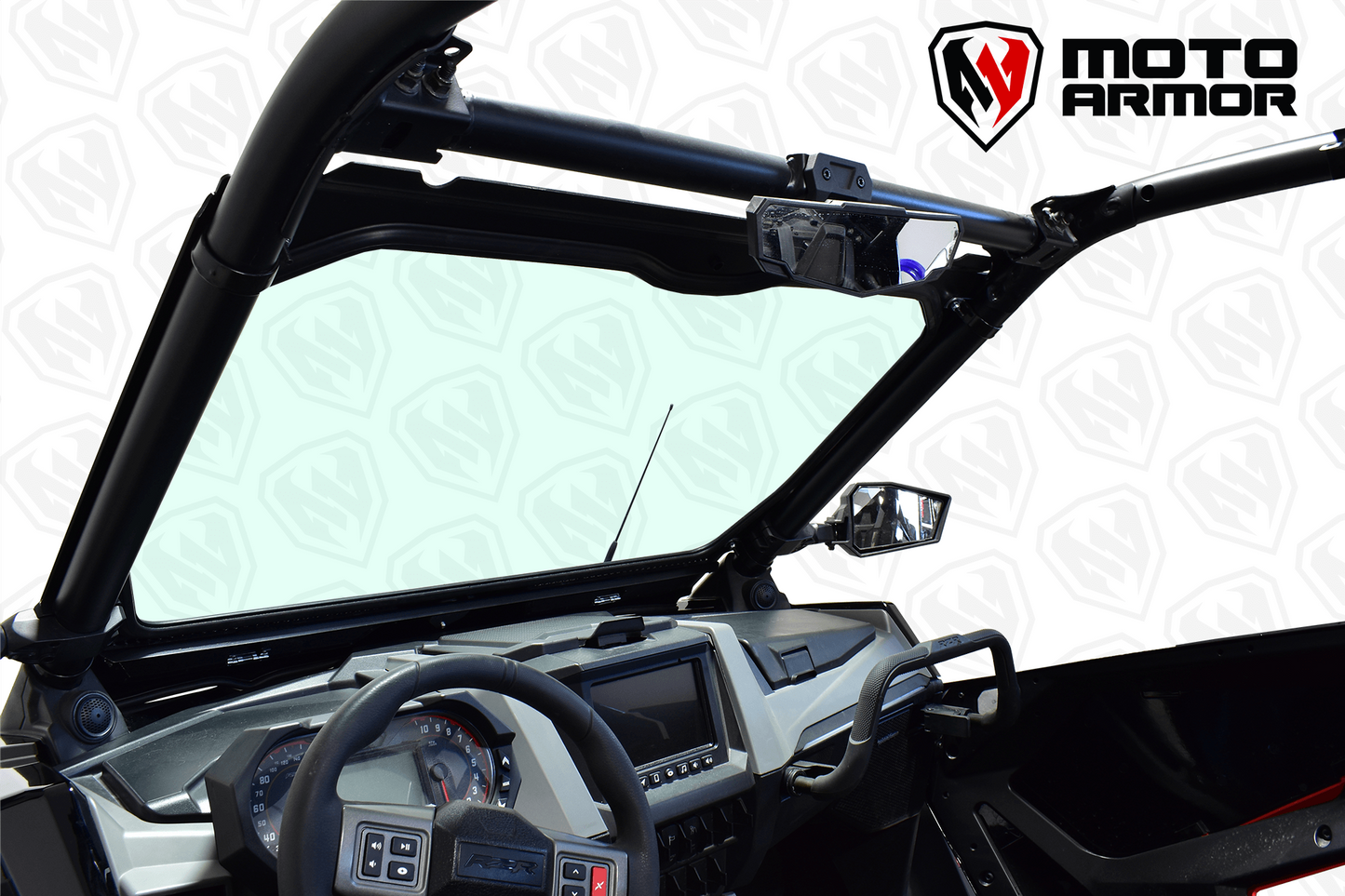 Full Glass Windshield for Polaris RZR PRO XP/RZR TURBO R (Two Vent Model)