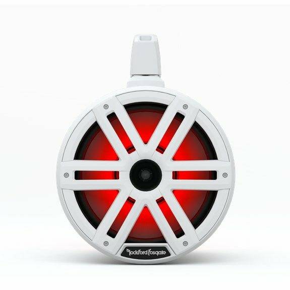 Rockford Fosgate M2 10" Color Optix 2-Way Horn Loaded Tower Speakers (White)