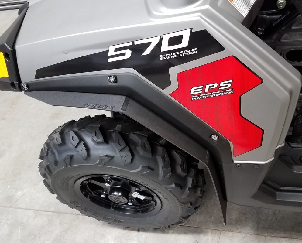 Polaris RZR 570 TRAIL 2014-2017 Mud Flaps / Fender Extensions, Front & Rear