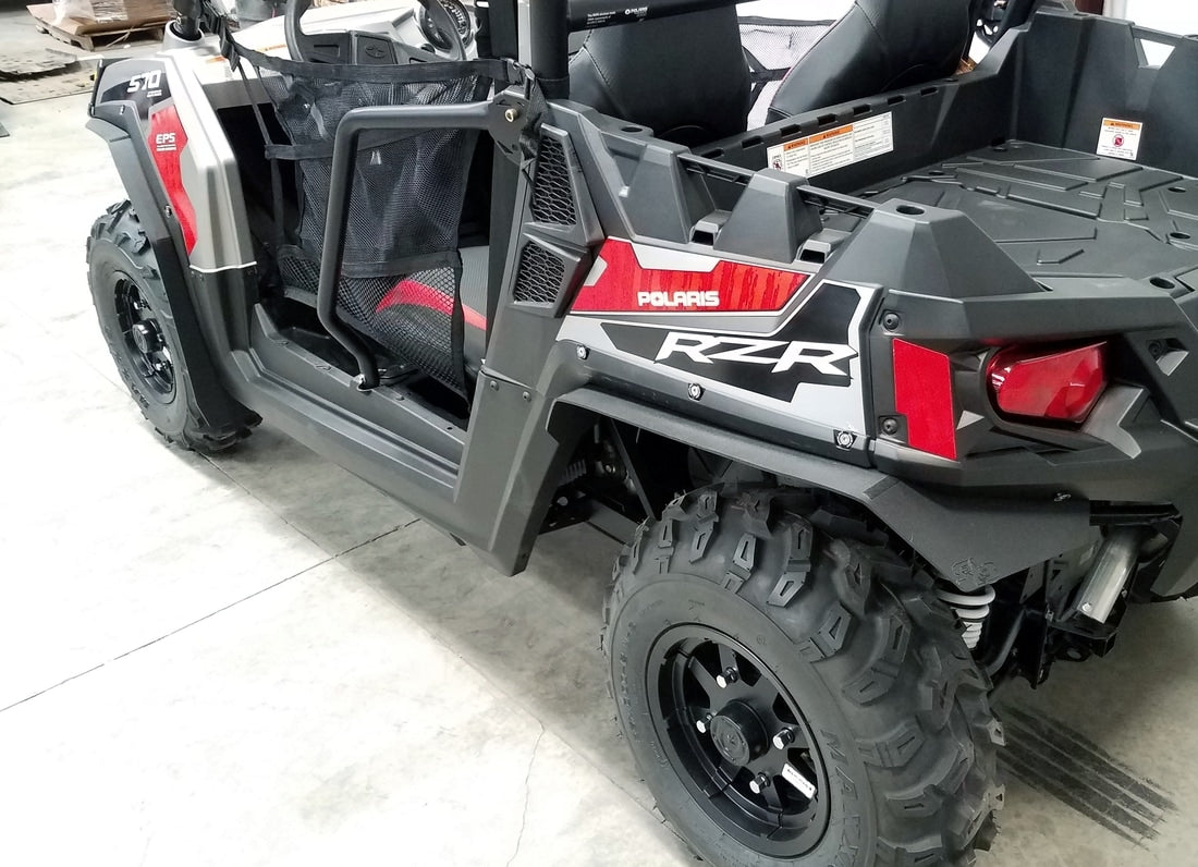 Polaris RZR 570 TRAIL 2014-2017 Mud Flaps / Fender Extensions, Front & Rear