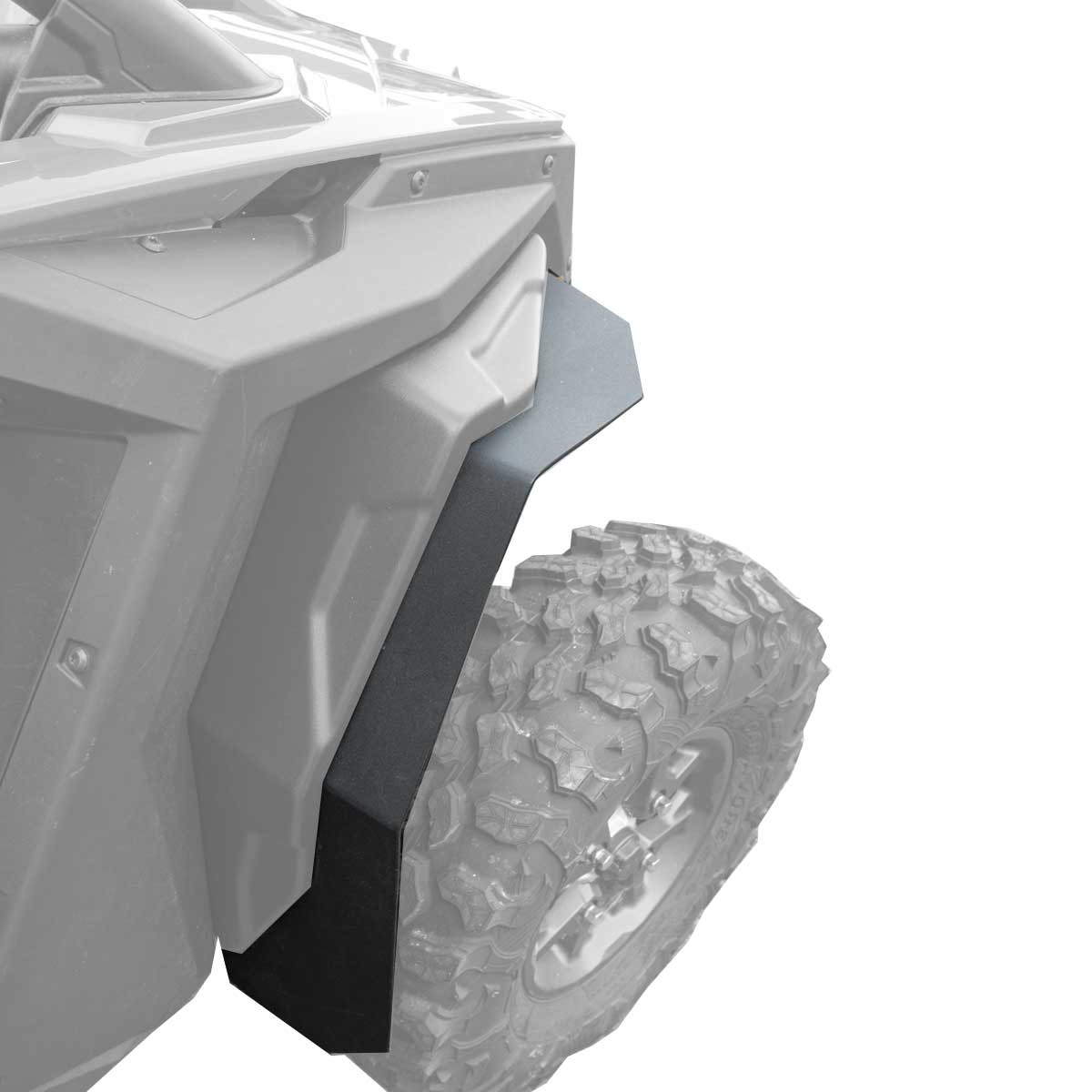 Polaris RZR Pro XP Fender Extensions for Super ATV Fenders (Max Coverage)