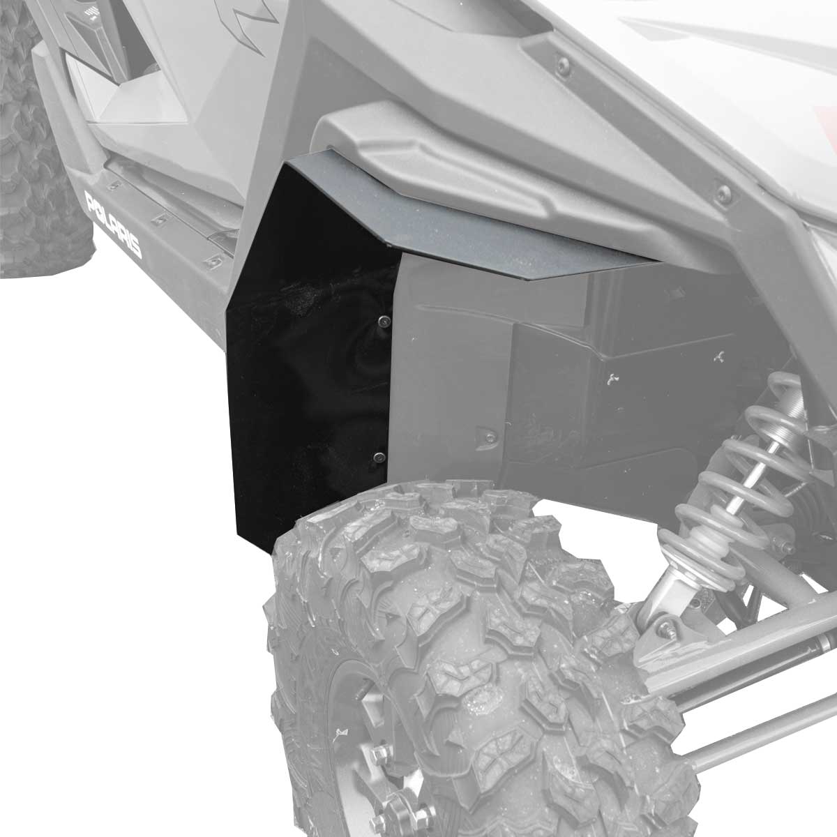 Polaris RZR Pro XP Fender Extensions for Super ATV Fenders (Max Coverage)