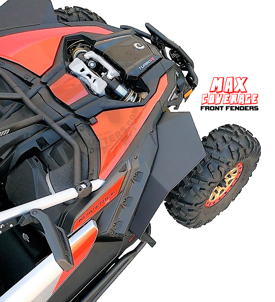 2017+ Maverick X3 RS/DS BRP Super Extended Fender MAX Coverage Fender Extensions