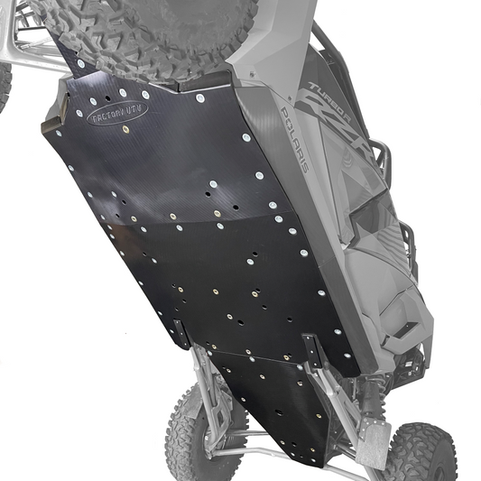 Polaris RZR Turbo R 4 UHMW Skid Plate