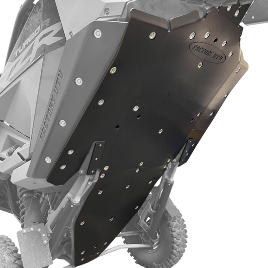 Polaris RZR Turbo R UHMW Skid Plate