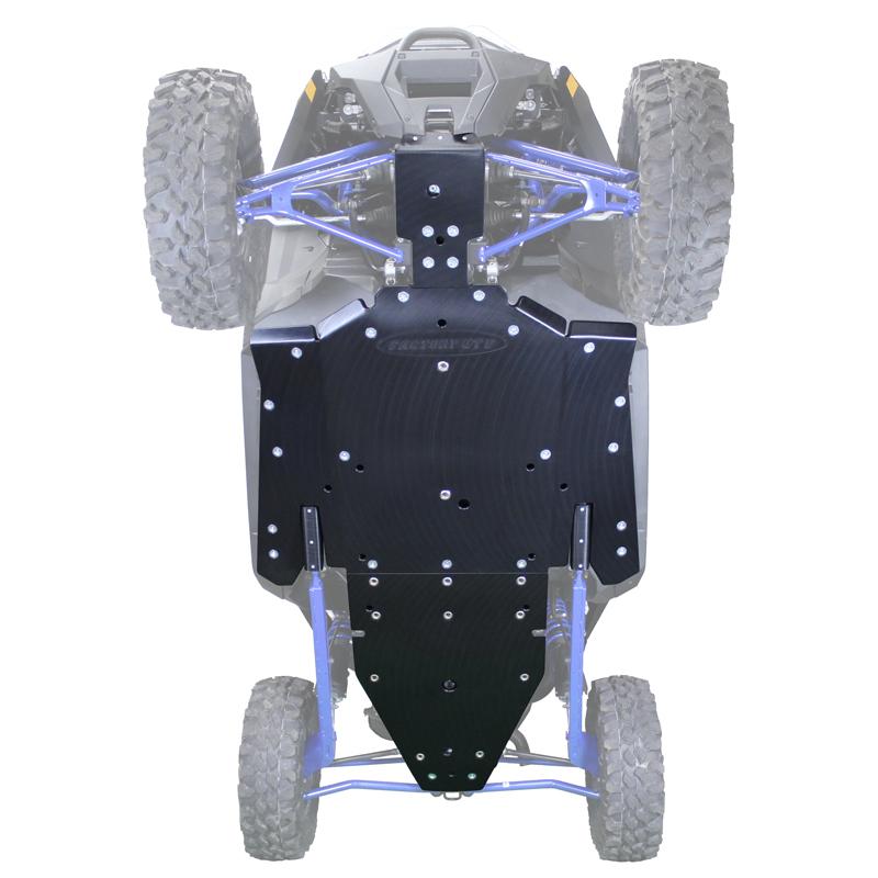 Polaris RZR XP 900 UHMW Skid Plate