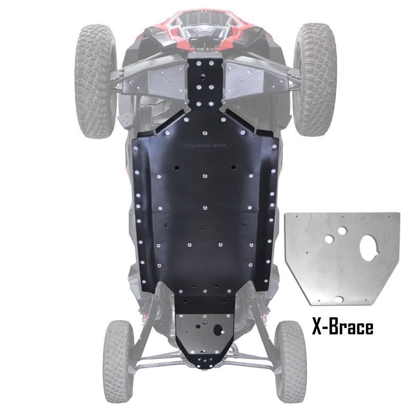 Polaris RZR XP 900 UHMW Skid Plate