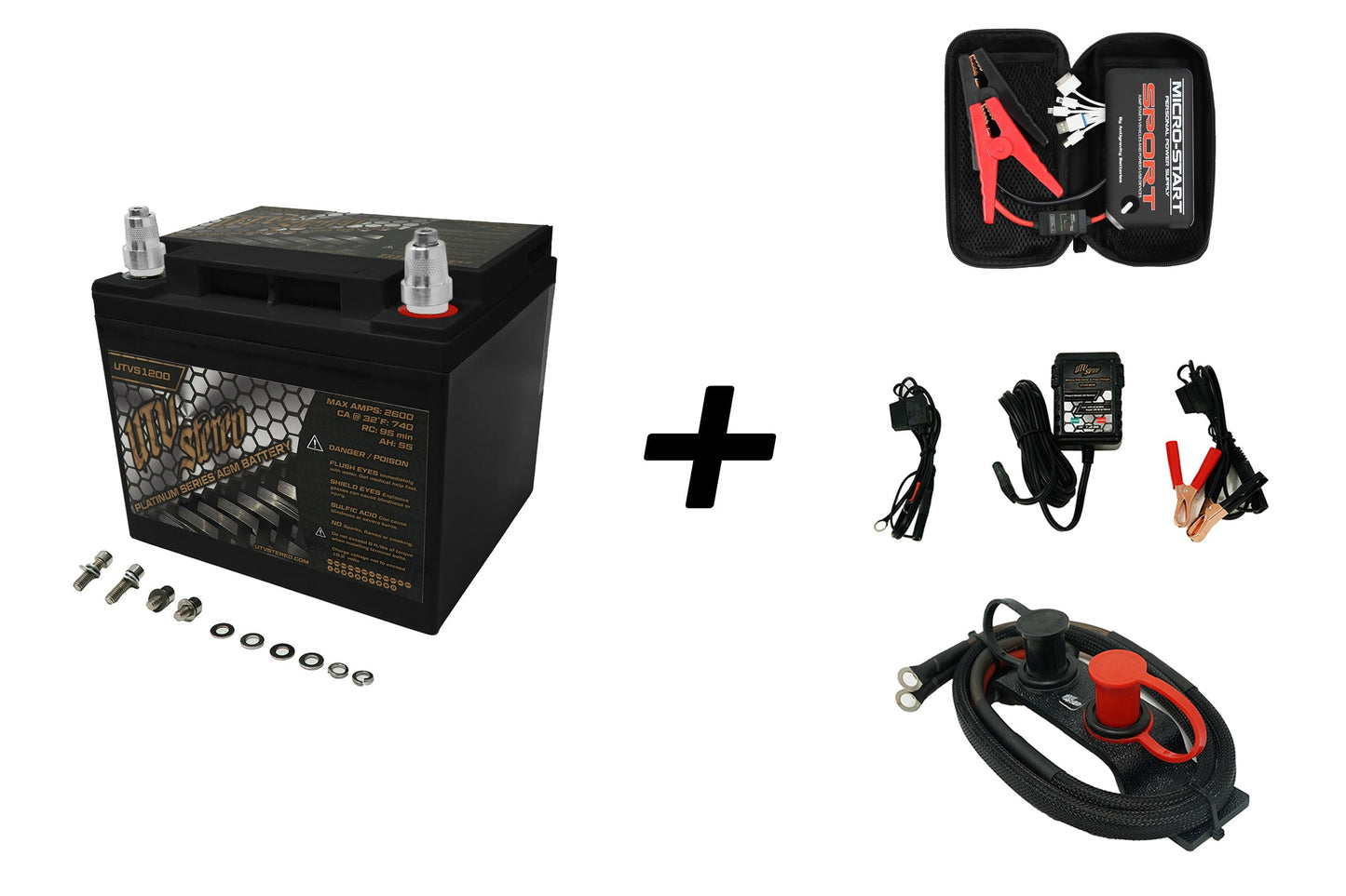 UTVS1200 UTV Stereo Platinum Series AGM Battery
