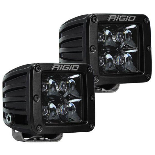 Rigid Industries D-Series Pro Spot Midnight Pair Surface Mount.