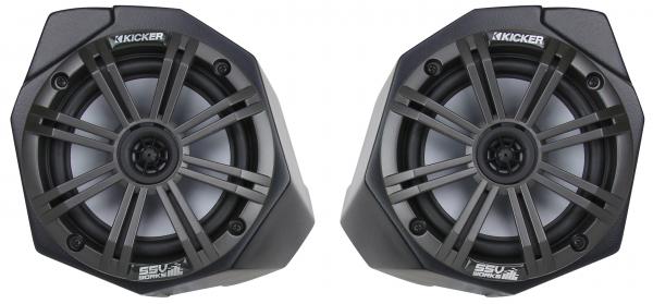 Can-Am X3 6.5" Kick Panel Speaker Enclosures by SSV Works - Unloaded