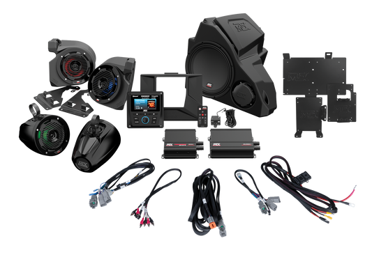 5-Speaker Audio System for 2014+ Polaris RZR Vehicles