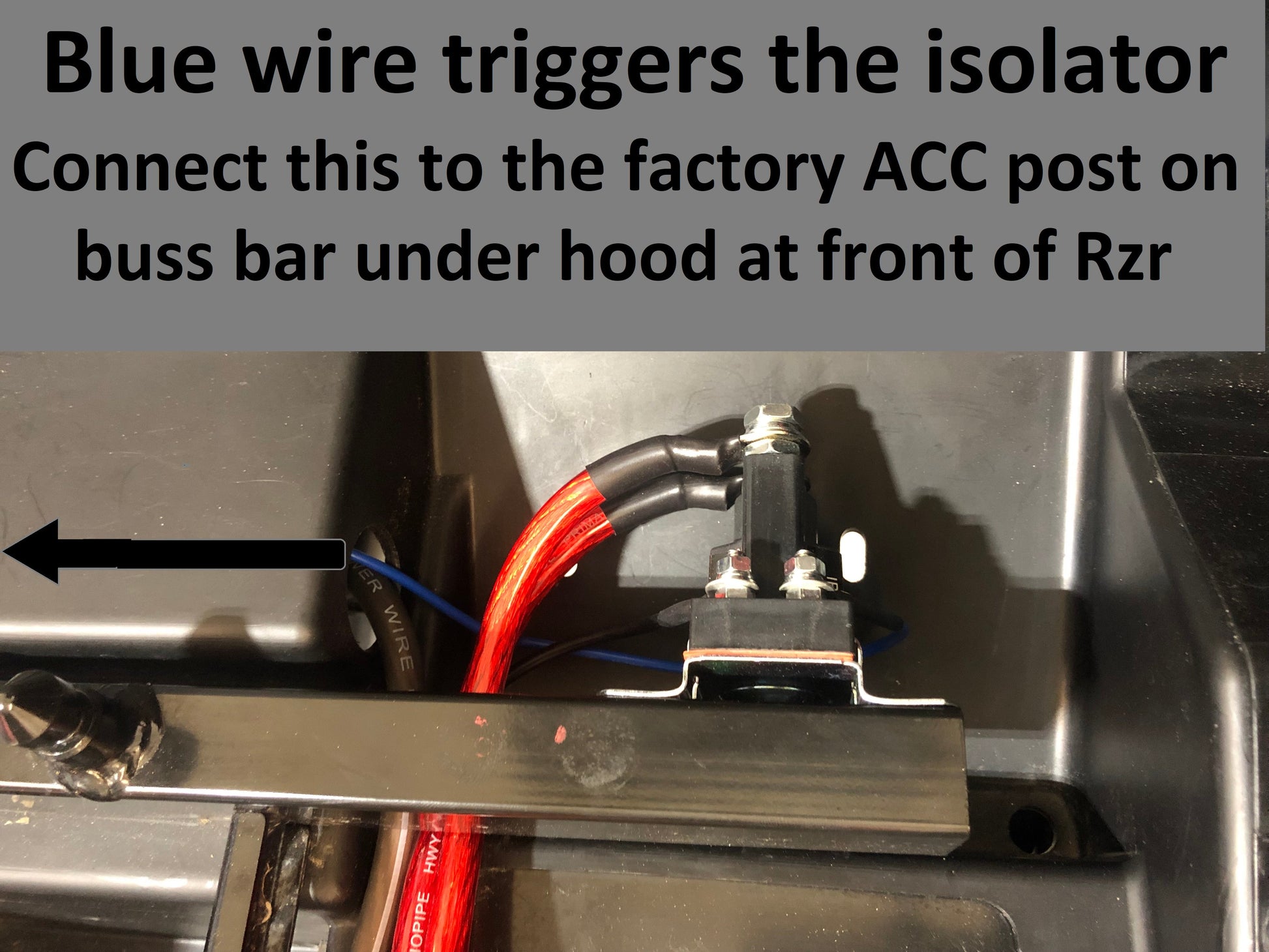Polaris RZR 2nd Battery Kit