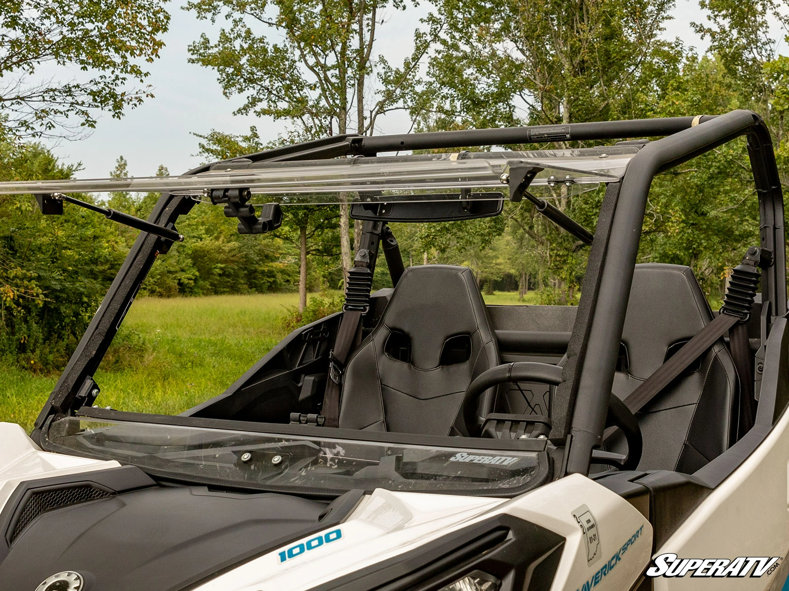 Can-Am 17 Inch Curved Rear View Mirror