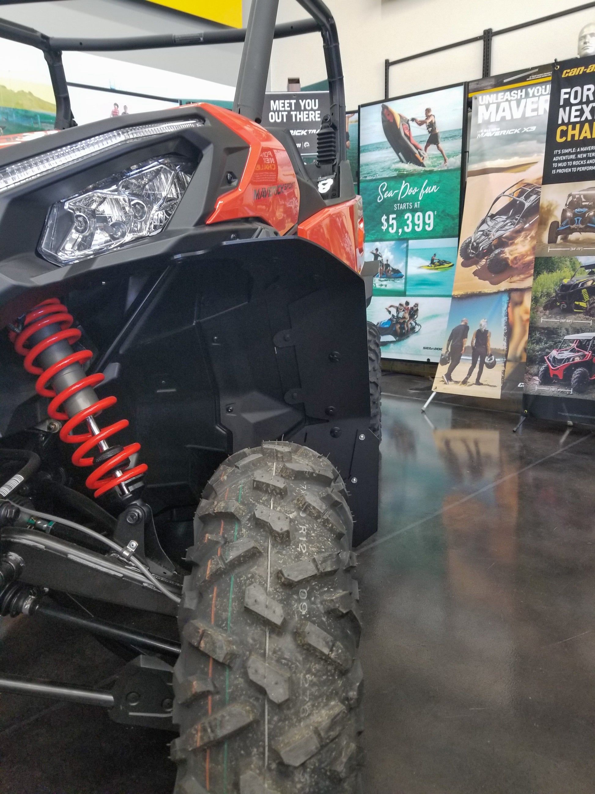 CAN-AM MAVERICK Sport, DPS, X RC, Max DPS 2019+ Mud Flaps (Not Trail)