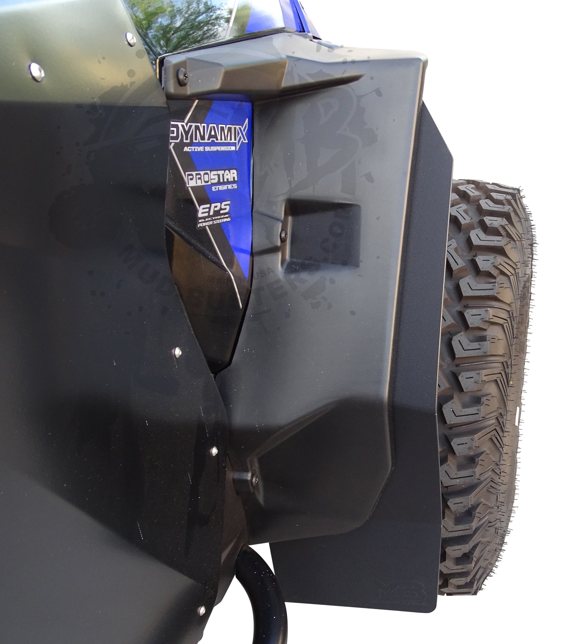 Polaris RZR XP Max Coverage Fender Extensions for SuperATV Fenders