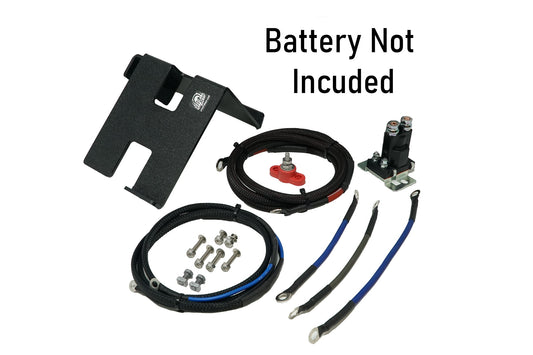 Can-Am X3 2nd Battery Kit (Wire Kit & Battery Mount Only)