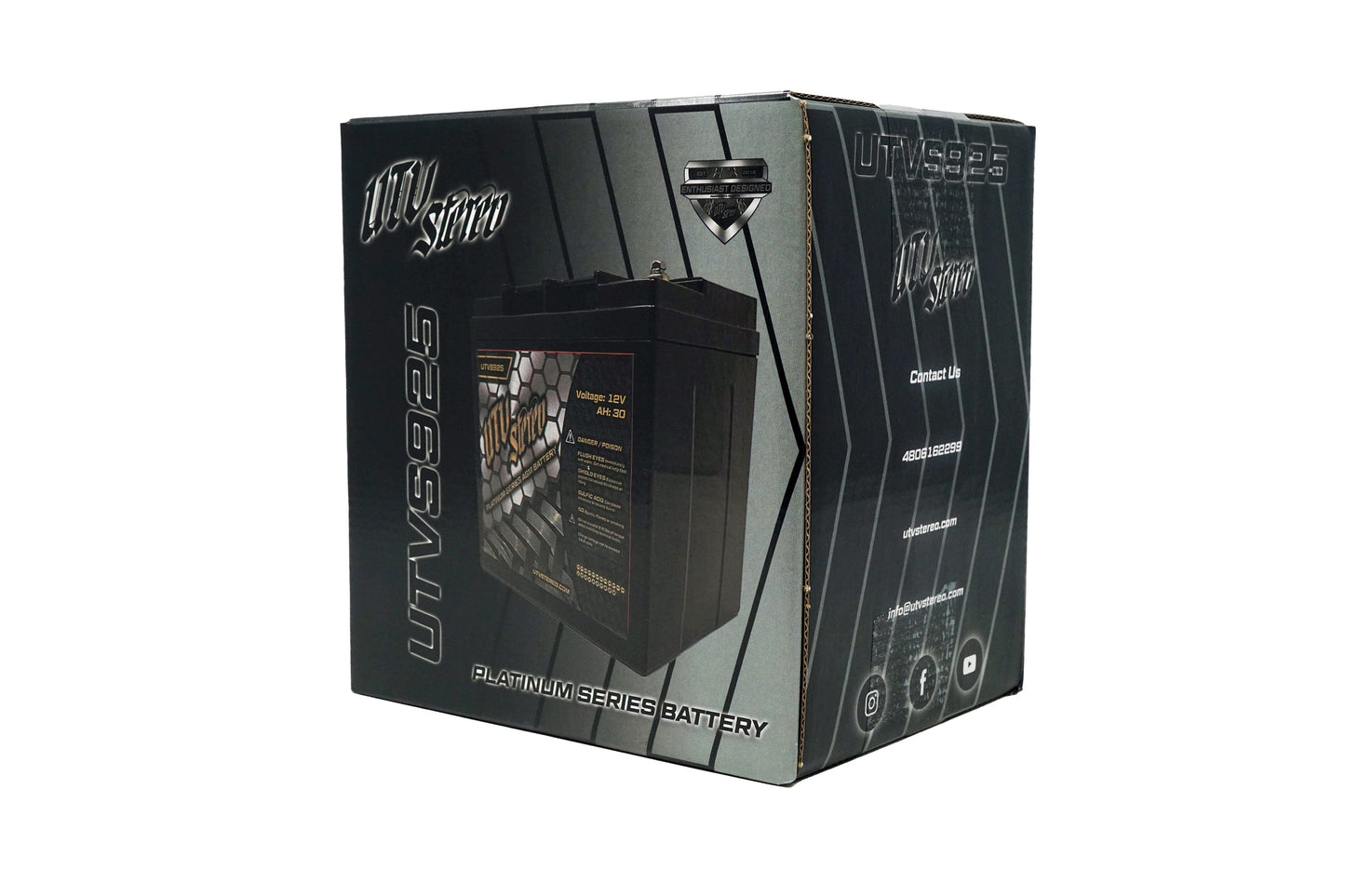 UTVS925 UTV Stereo Platinum Series AGM Battery