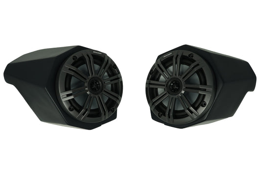Can-Am X3 6.5" Kick Panel Speaker Enclosures by SSV Works - Unloaded