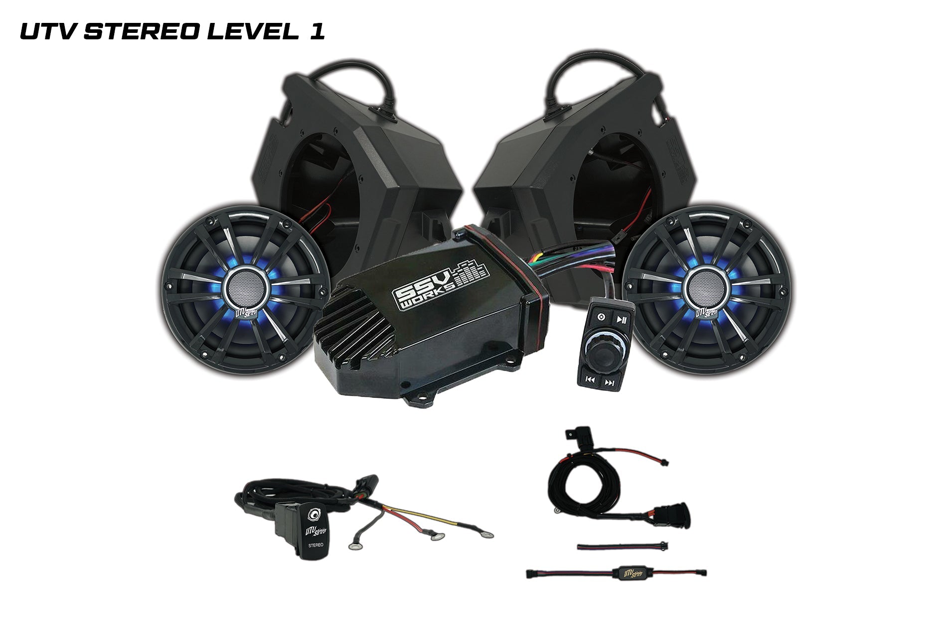 Polaris RZR UTV Stereo Level 1 Stereo System