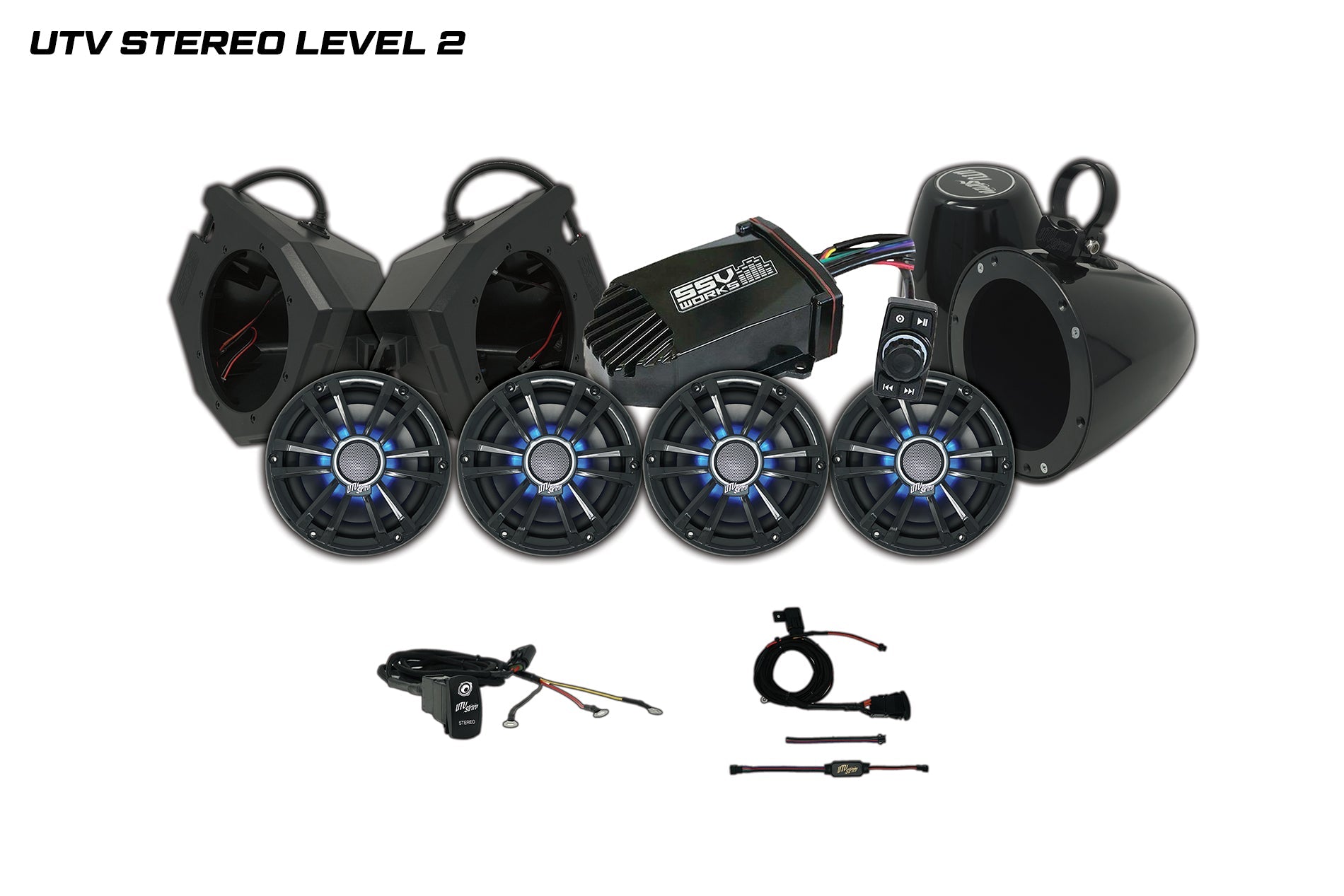Polaris RZR UTV Stereo Level 2 Stereo System