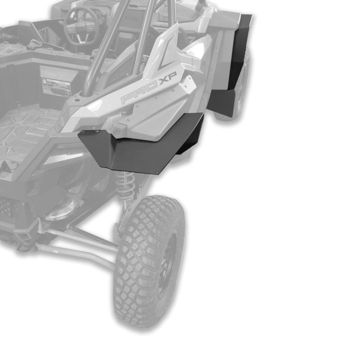 2022+ Polaris RZR Pro and Turbo R OEM Fender Extensions - Max Coverage