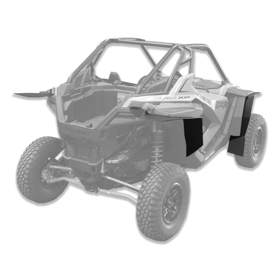 2022+ Polaris RZR Pro and Turbo R OEM Fender Extensions - Max Coverage