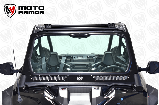 Polaris RZR Pro XP Full Glass Windshield Two Vent Model