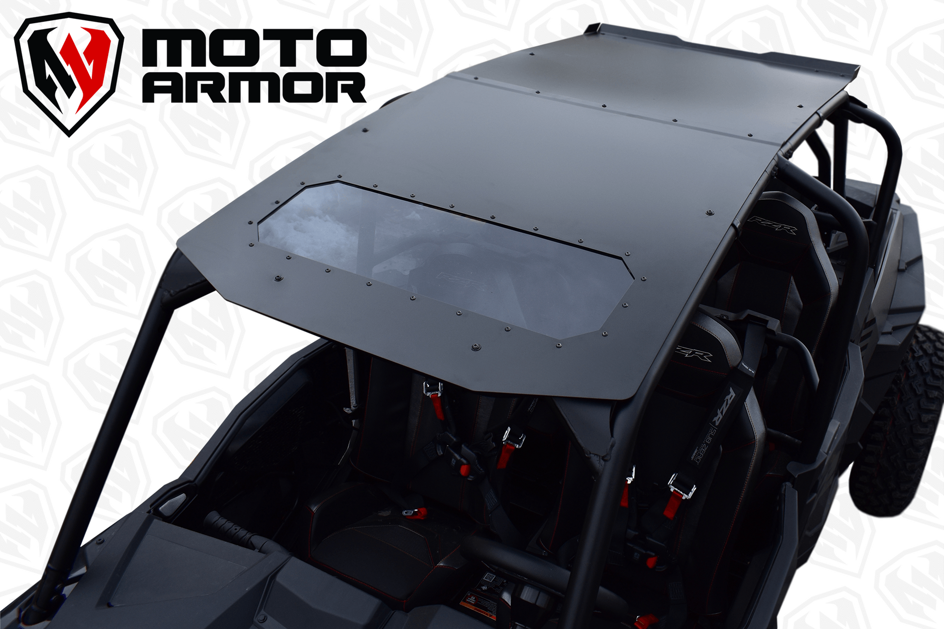 Polaris RZR XP 4 Turbo S Aluminum Roof With Sunroof Black