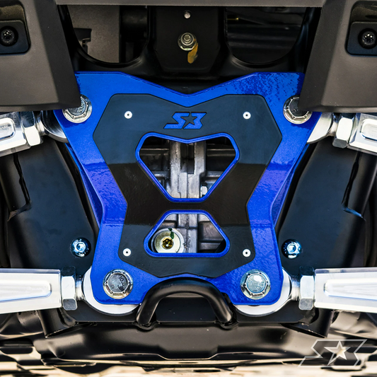Polaris RZR XP Turbo S HD Double Shear Radius Rod Plate