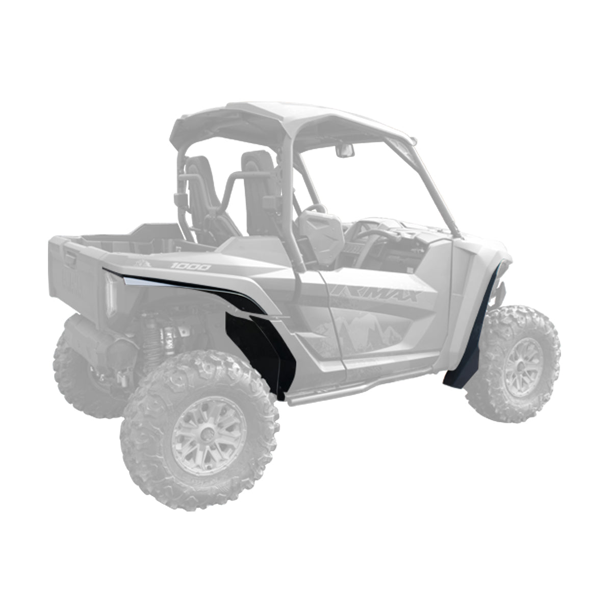 Yamaha Wolverine RMAX2 1000 Mud-Lite Coverage Fender Flares